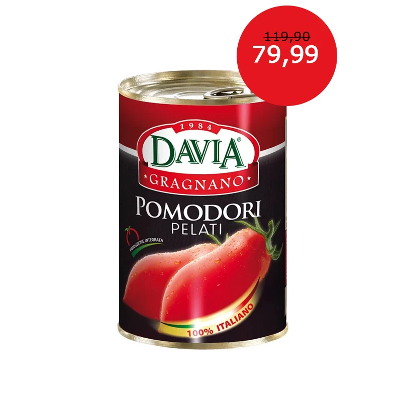 Davia Pomodori Pelati Paradajz Pelat 400g 