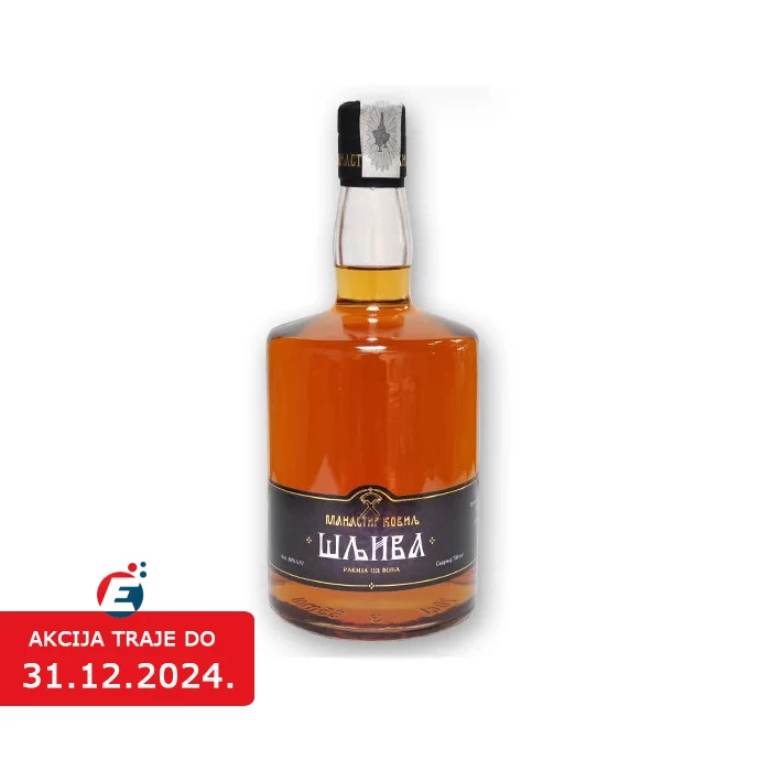 Rakija Šljivovica Manastir Kovilj 0.7L