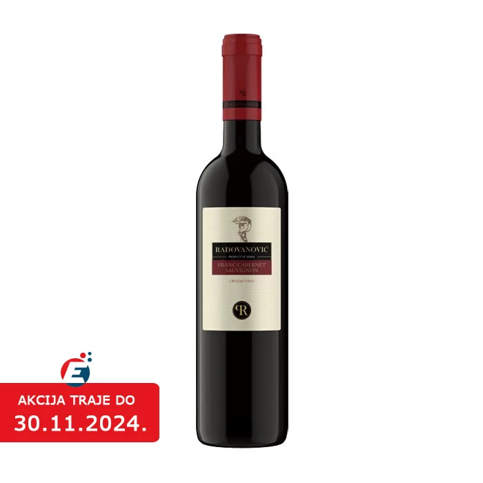 Vino Cabernet Sauvignon Vinarija Radovanović 0.75L